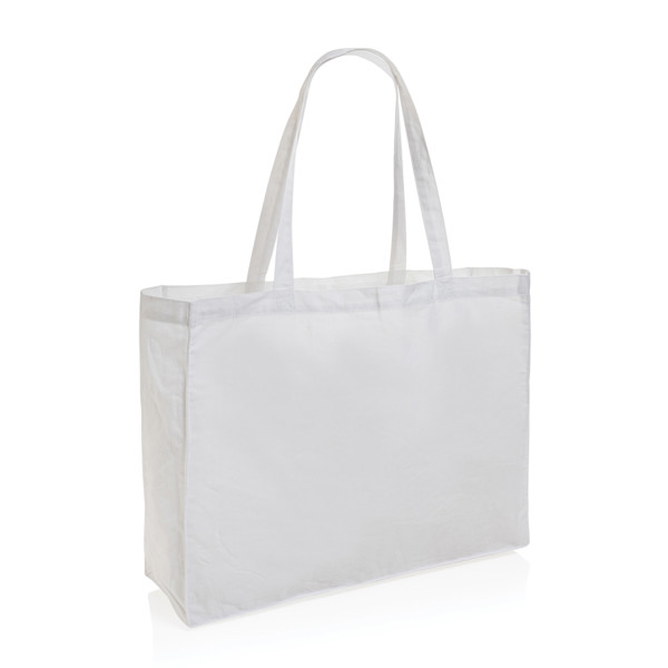 Impact AWARE™ Recycled cotton shopper 145g - White