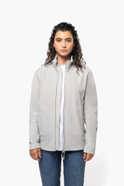 Unisex Eco-Friendly Micro-Polarfleece Jacket - Black / XS