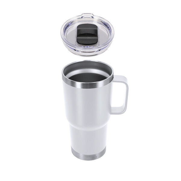 Insulated Mug Paster - White
