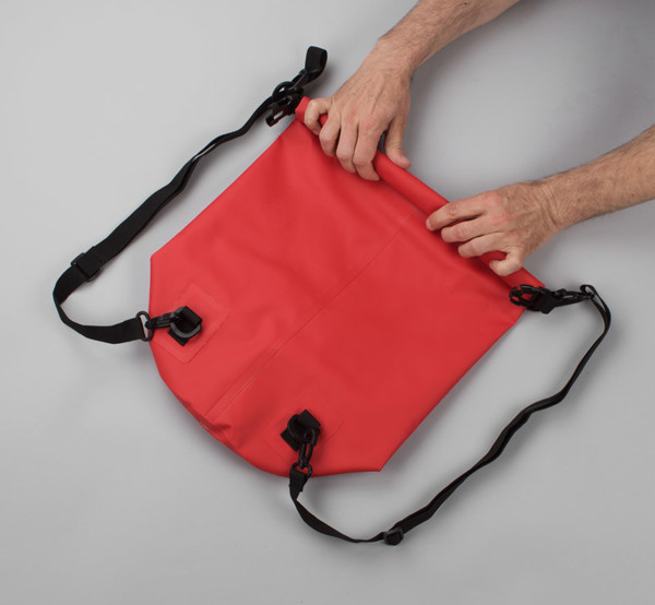 Waterproof backpack FLOW - red