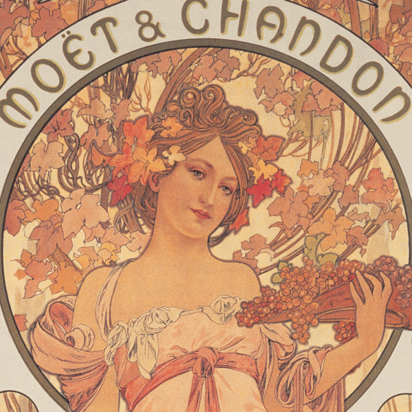 Notique Poznámkový Kalendář Alfons Mucha 2027, 30 x 30 cm - Východní