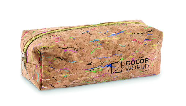 Coloured cork pencil case Corchaso
