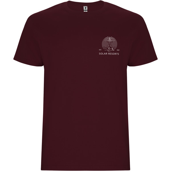 T-shirt a maniche corte da uomo Stafford - Granato / M