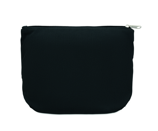Corduroy cosmetic bag Cordy T - Black