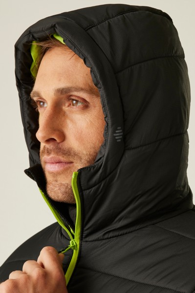Navigate Thermal Jacket - Black / Orange Pop / 3XL