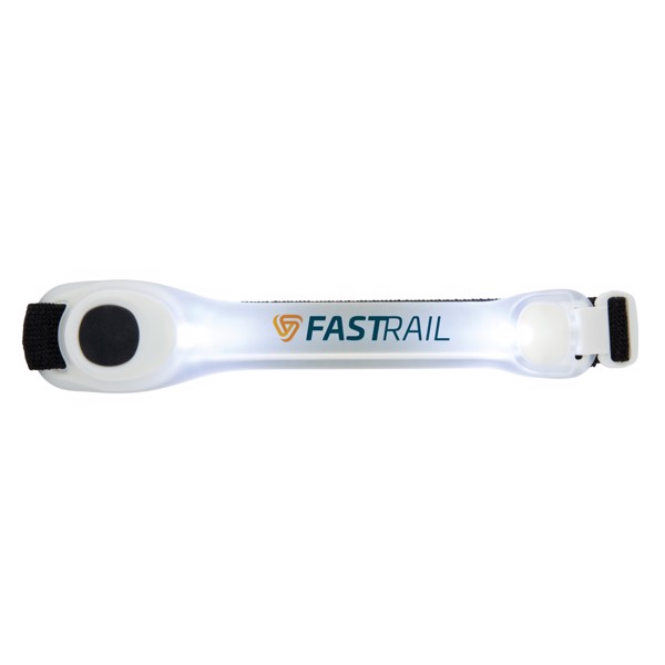 Xd Collection led safety strap, TPU, 222 mm - White / Black
