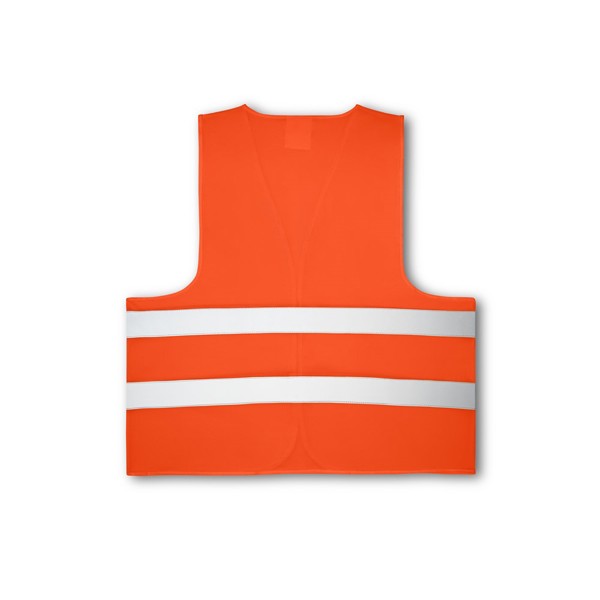 YELLOWSTONE. 100% polyester high visibility vest - Orange