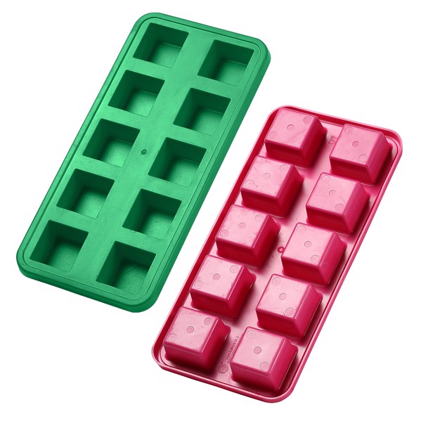 Eiswürfelform "Quadrate" - Weiss