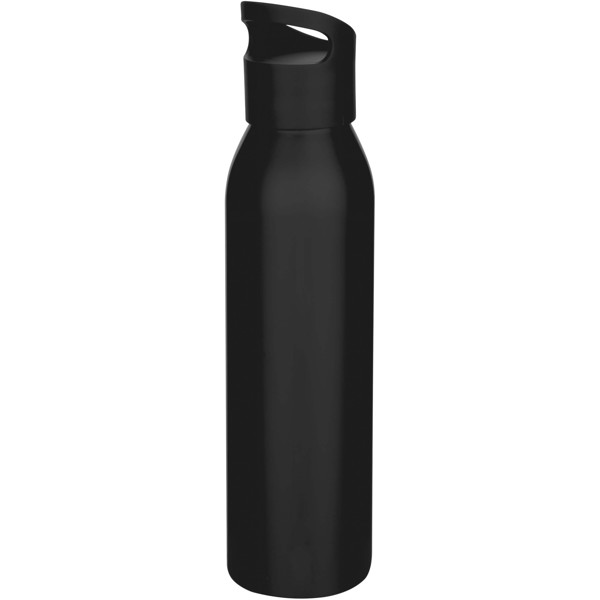 Fľaša na vodu Sky 650 ml RCS z recyklovanej jednostennej nehrdzavejúcej ocele - Čierna