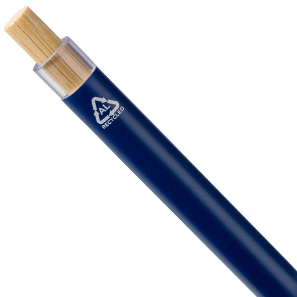 Gerecyclede aluminium balpen Maren - wit