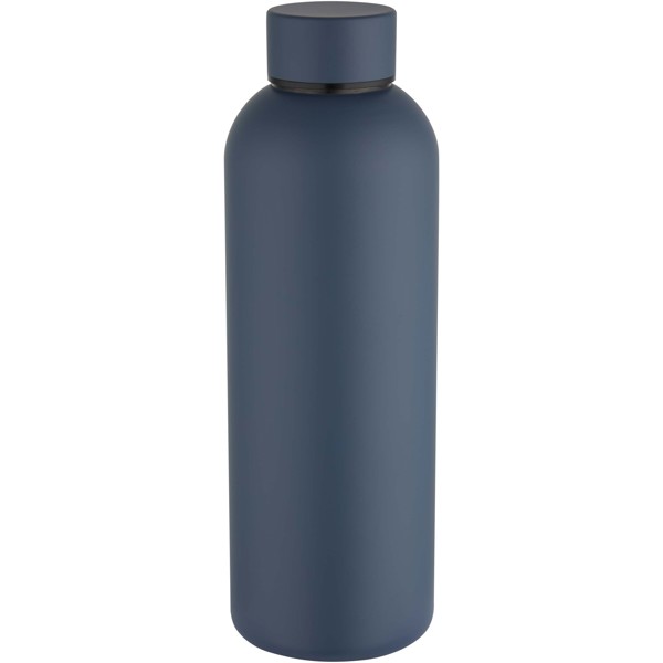 Bouteille d’eau Spring de 750 ml en acier inoxydable recyclé certifié RCS à simple paroi - Bleu hale