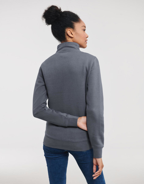 Ladies' Authentic Sweat Jacket - White / S