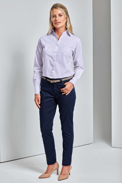 Ladies' Performance Chino Jeans - Steel / S
