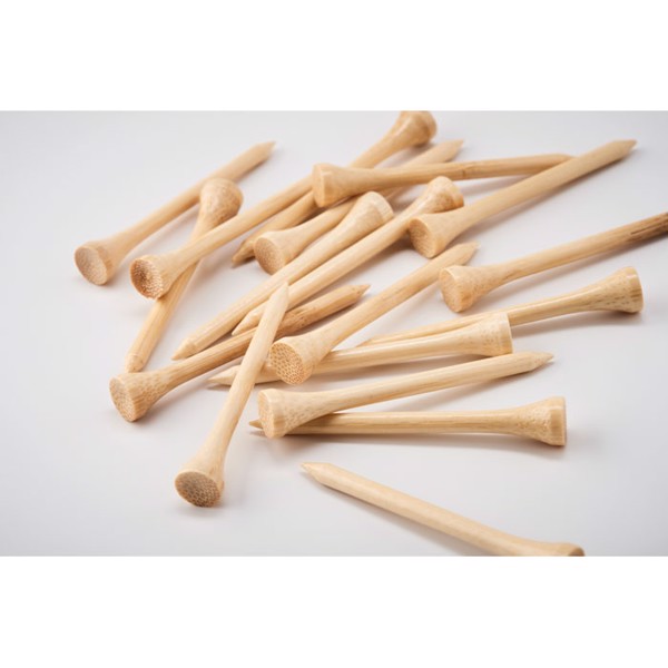 20 bamboo golf tees set Birdie