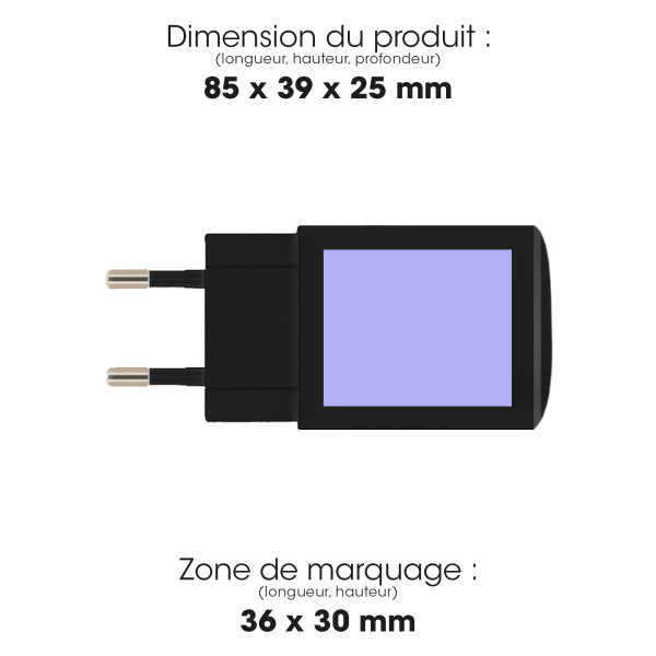 SHINCHAKU - CHARGEUR SECTEUR USB TYPE-C GAN 20W POWER DELIVERY - NOIR