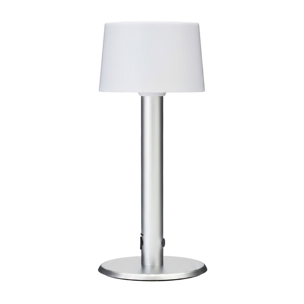 Lampe de table rechargeable AMLINO - argenté