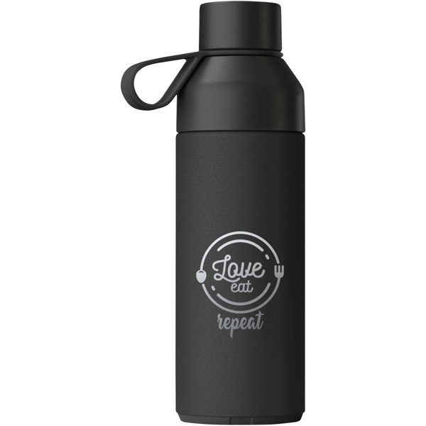 Darčeková súprava Ocean Bottle 500 ml 3 v 1 - Čierny dym
