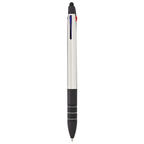 STYLO POINTEUR 3 COULEURS “YAKOV” - Blanc