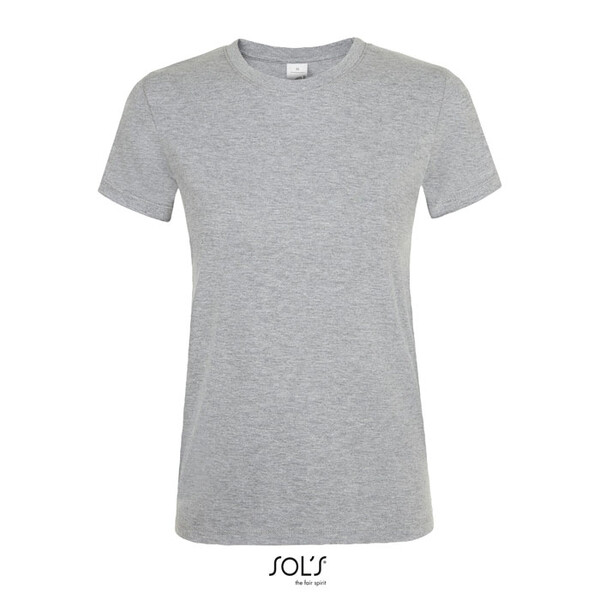 REGENT T-SHIRT SENHORA 150g Regent Women - Cinzento Dois TonsM
