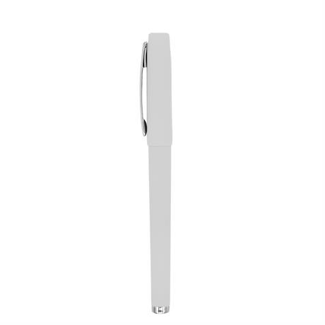 Coloma Roller Pen - White / BLUE INK