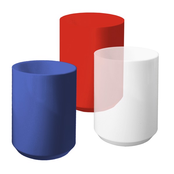 Zahnputzbecher "Clean" - Weiss