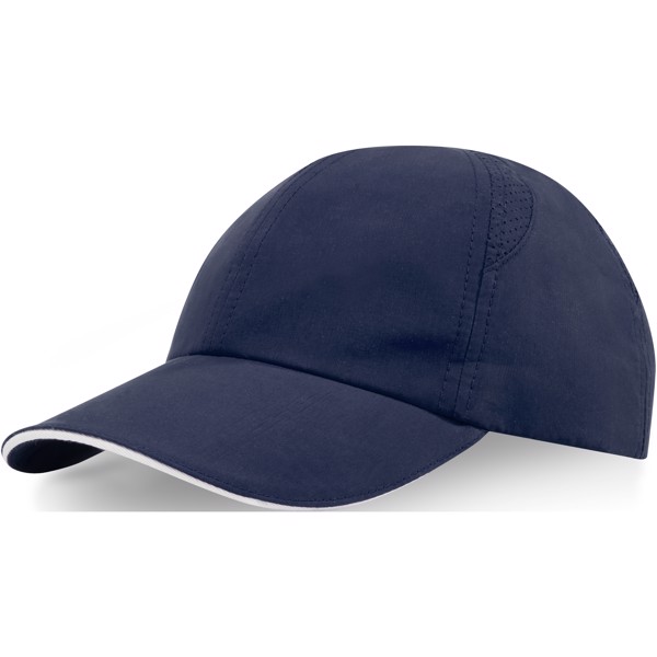 Morion GRS recycelte Cool Fit Kappe mit sechs Segmenten - navy