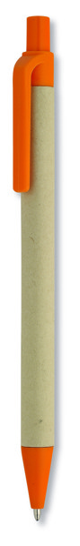 Balpen van papier/maïs Cartoon - Oranje