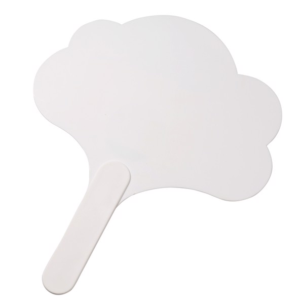 Éventail "Nuage" - Blanc
