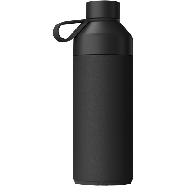 Garrafa isolada a vácuo de 1000 ml "Big Ocean Bottle" - Preto obsidiana