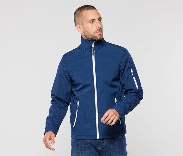 Veste Softshell homme 3 couches - DEEP ROYAL BLUE / XXL