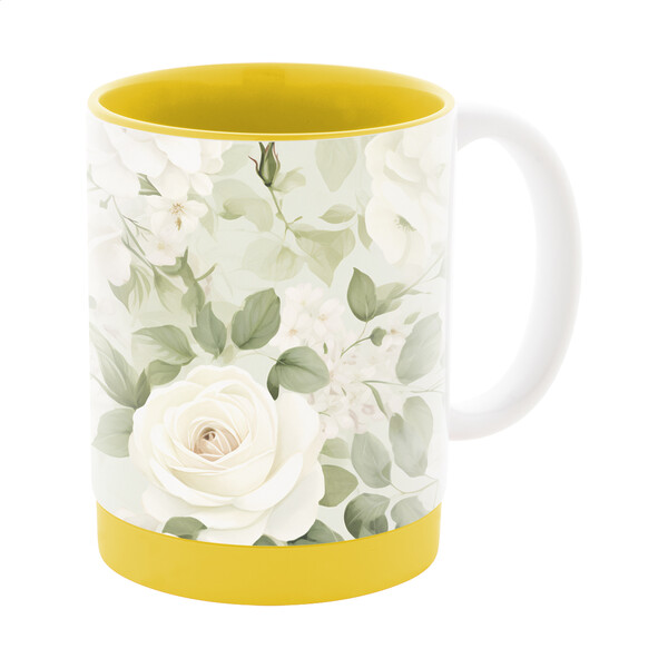 Sublimation Mug MultiColour Plus - Yellow / White