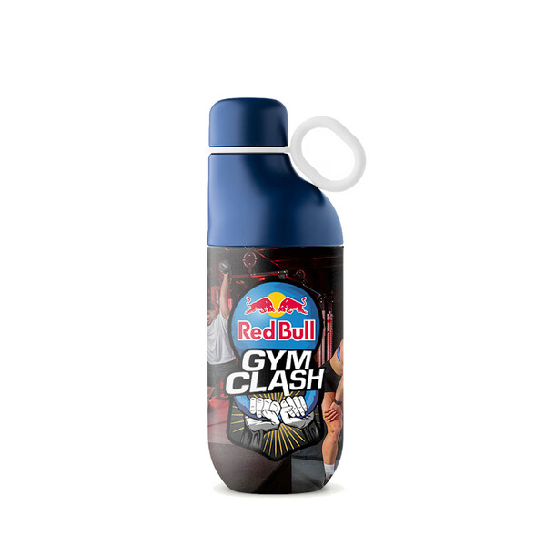 HOOKIPA M - 360° - BND877M - Bouteille et gobelet 2 en 1 (500 ml / 370 ml) Double paroi en acier inoxydable recyclé et ABS