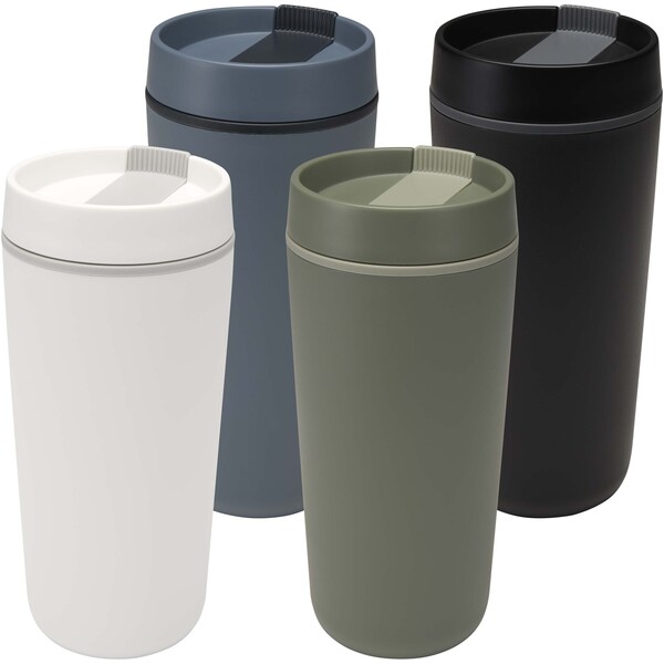 Sedona 480 ml double wall plastic tumbler - White