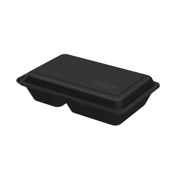 Meal Box "Togo" Medium - Plain Black