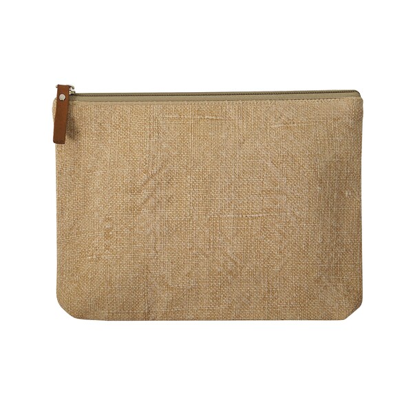Trousse zip jute ANYDAYS - naturel