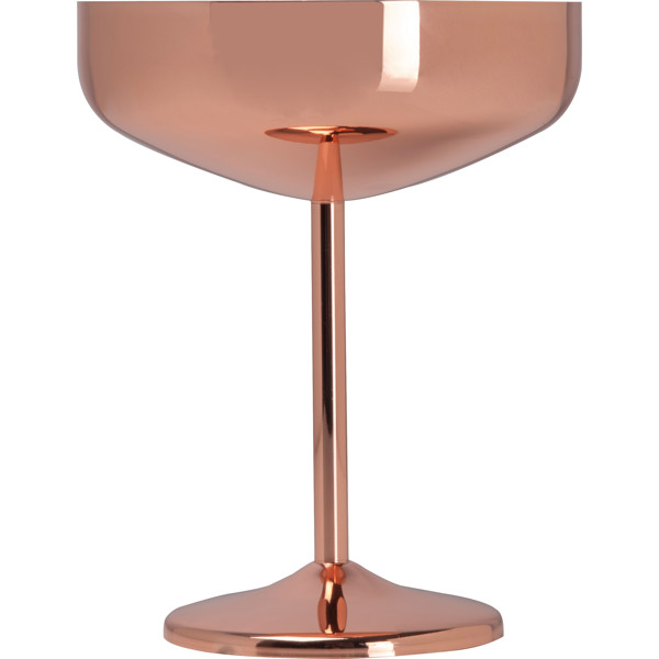 Stainless steel glass with copper, 300ml EUGENIA - Copper