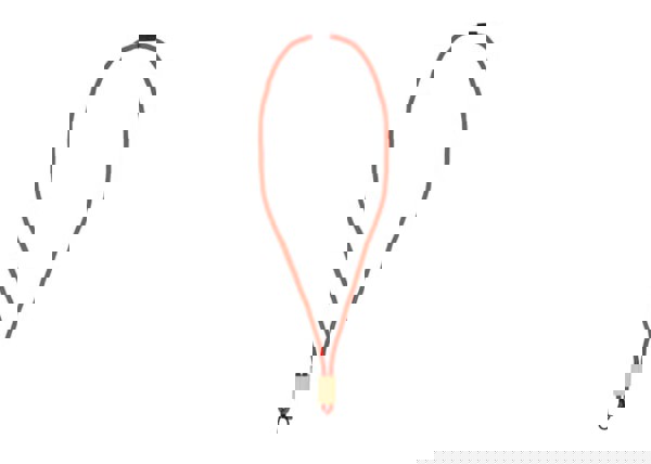 Lanyard paracorde R-PET - Rouge