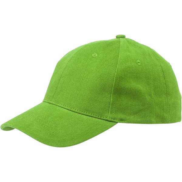 Gorra de algodón grueso de 6 paneles “Bryson” - Verde Manzana