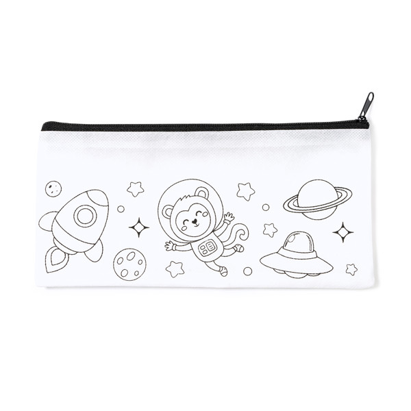 Estuche infantil personalizado de non-woven con ceras para colorear