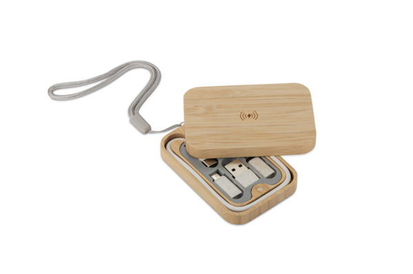 Charging cable set with inductive charger BUMO