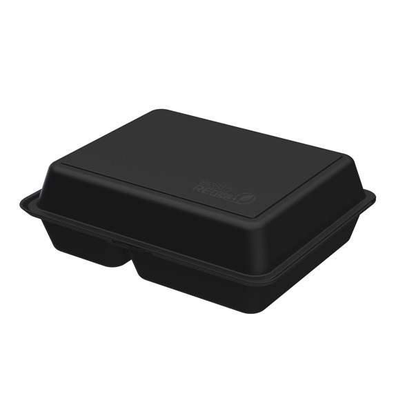 Meal Box "Togo" Large - Plain Black