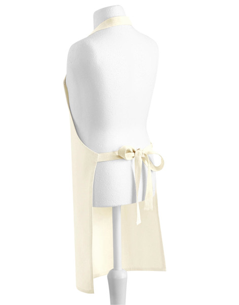 Fairtrade Cotton Junior Craft Apron - Natural / Pistachio / ONE SIZE