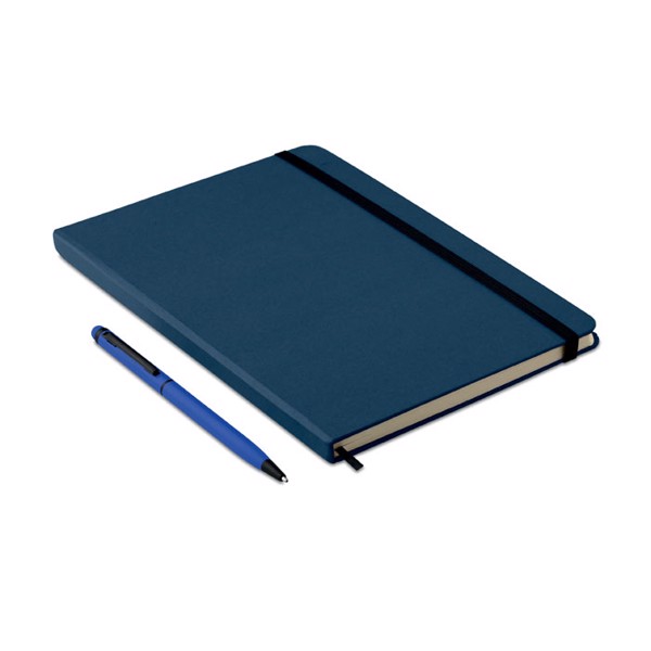 A5 notebook w/stylus 72 lined Neilo Set - Blue