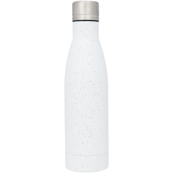 Bouteille isotherme Vasa tachetée sous vide avec couche de cuivre de 500 ml - Blanc