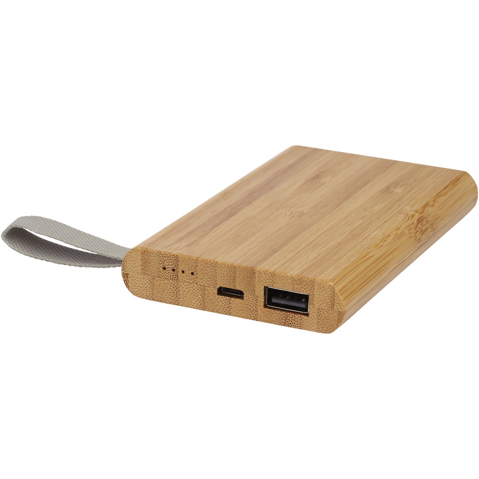 Bamboo & Recycled Plastic Power Bank, Branded Tech