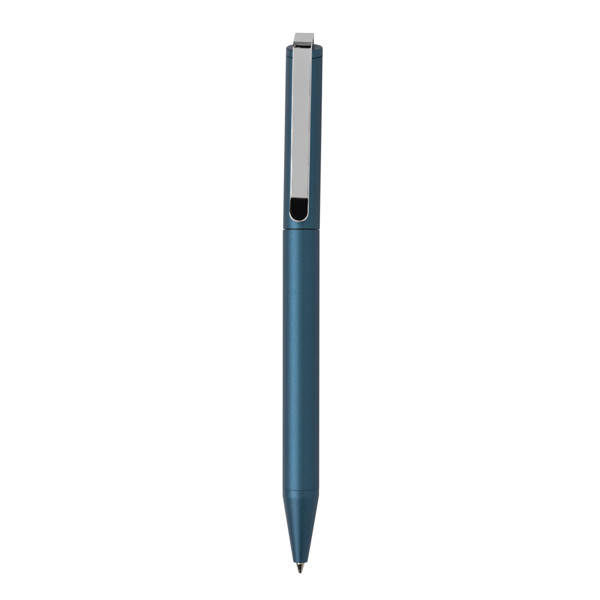 Stylo en aluminium recyclé certifié RCS Xavi - Bleu Royal