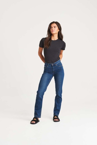 Katy Straight Jeans - Black / 6-L
