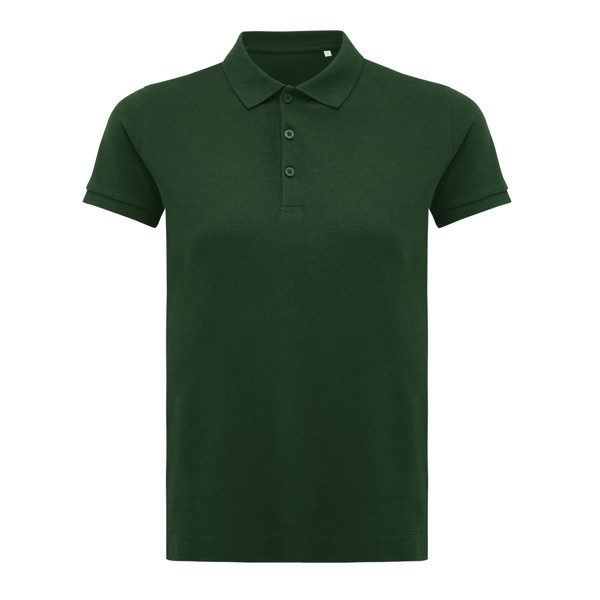 Dámské polo tričko Iqoniq Yosemite z recykl. bavlny - Forest Green / XXS