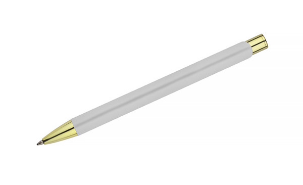 Ball pen GOLDEN - white
