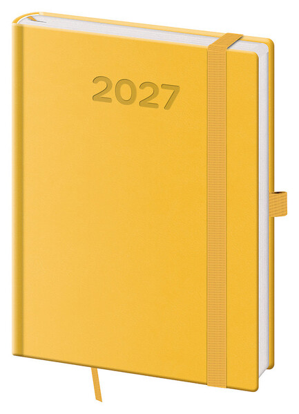 Denní diář Print Pop 2027, B6 - žlutá